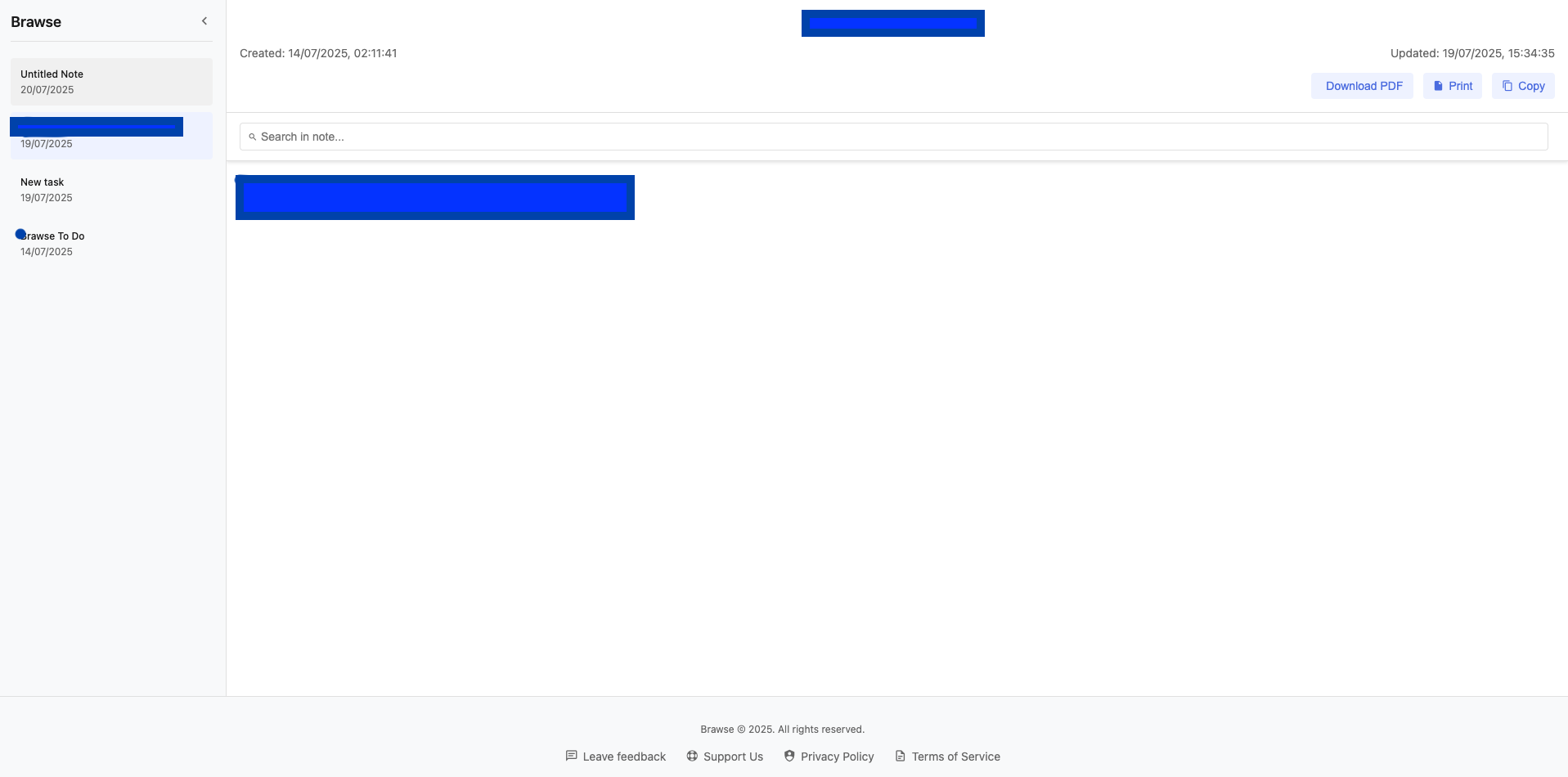 Full-screen preview mode