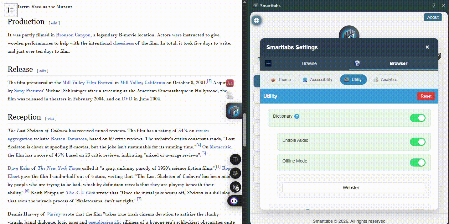 Accessibility demo GIF